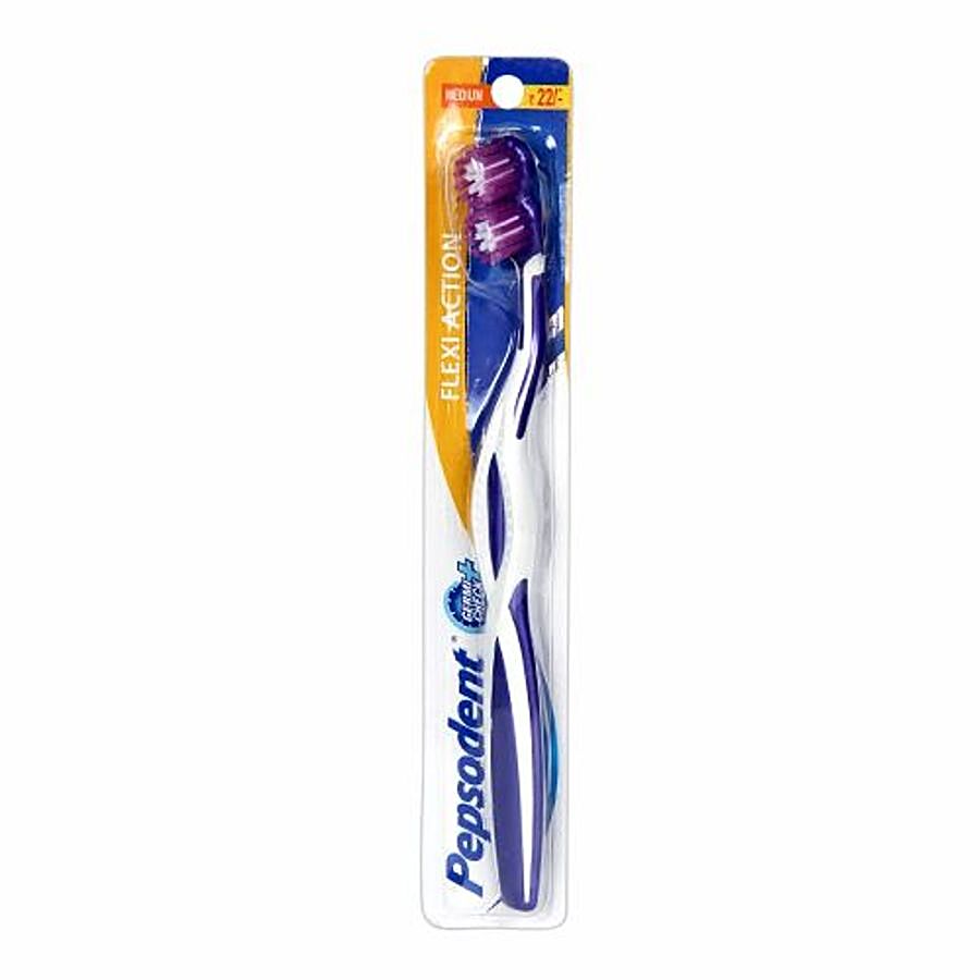 Pepsodent Germi Check Flexi Action Medium Toothbrush