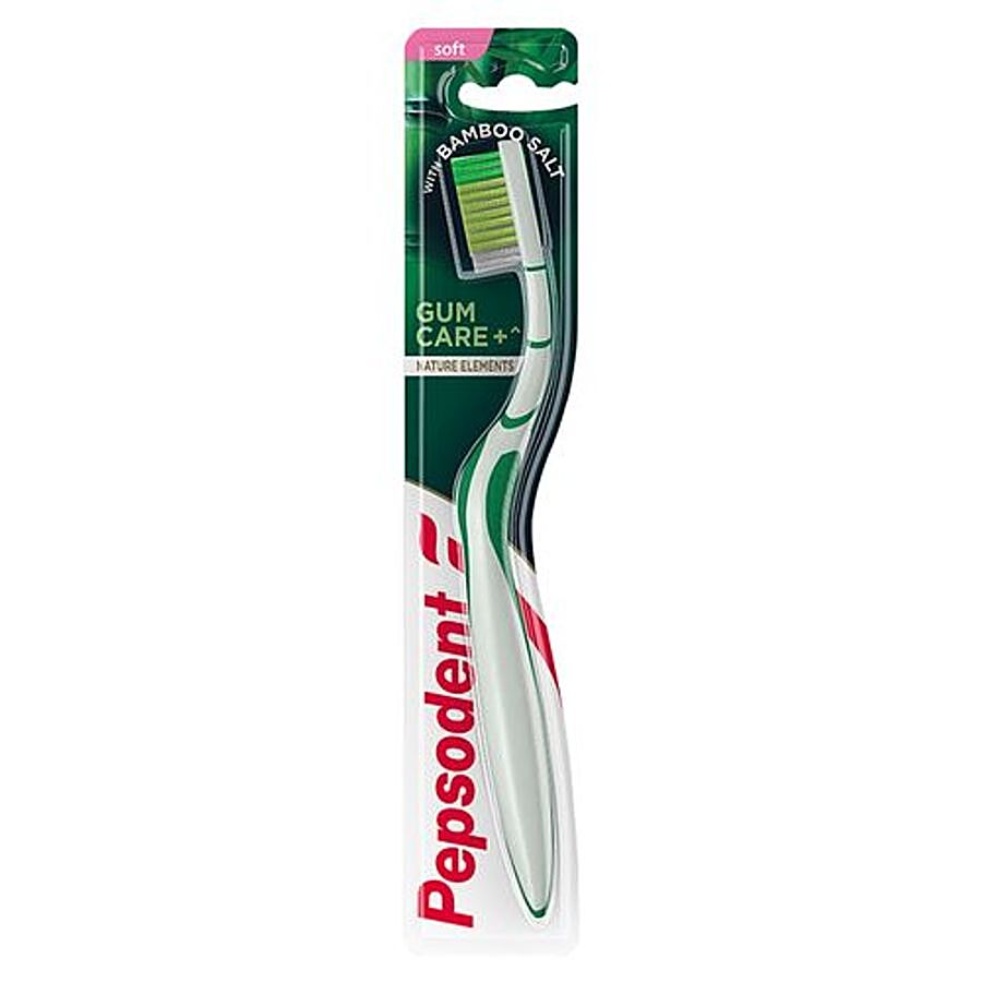 Pepsodent Gum Care+ Tooth Brush With Bamboo Salt - Soft