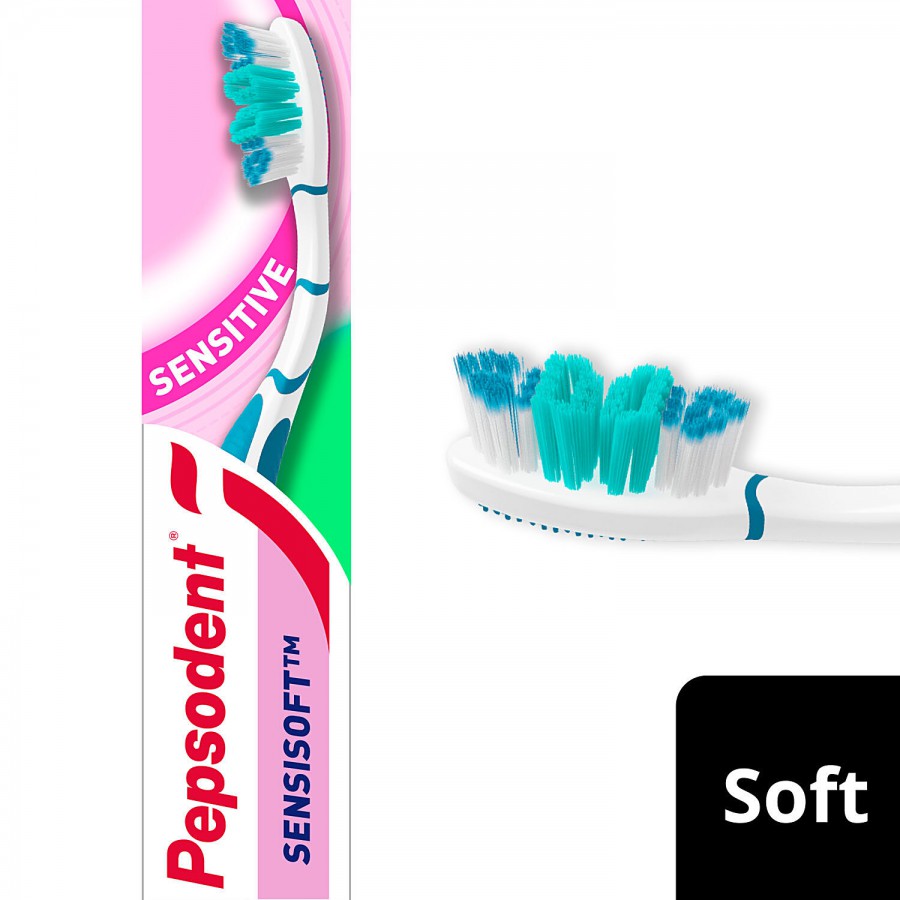 Pepsodent Sensisoft Soft Bristles Toothbrush - For Adults