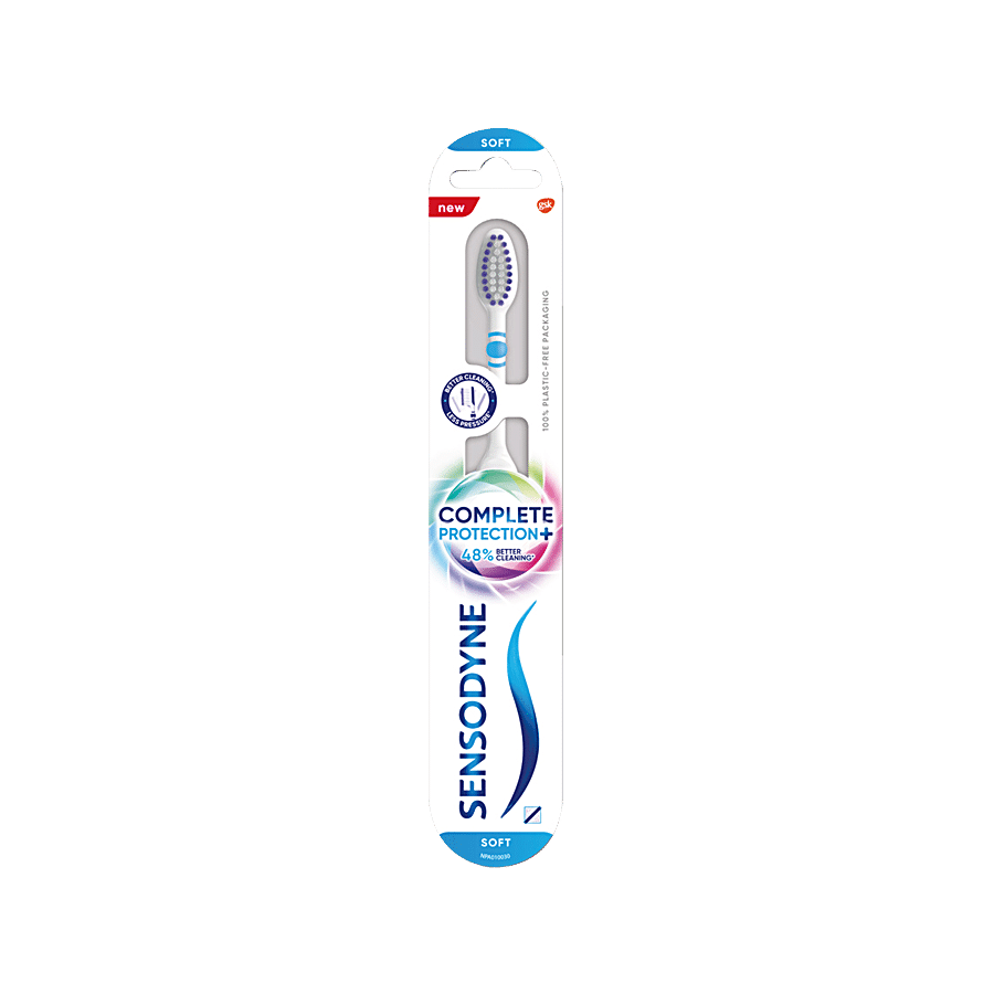 Sensodyne Complete Protection+ Toothbrush - With Soft Bristles