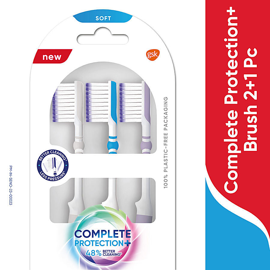 Sensodyne Complete Protection+ Toothbrush - With Soft Bristles