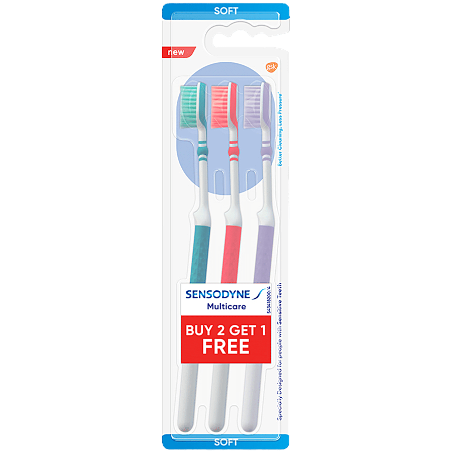 Sensodyne Multi Care Soft Bristles Toothbrush For People With Sensitive Teeth