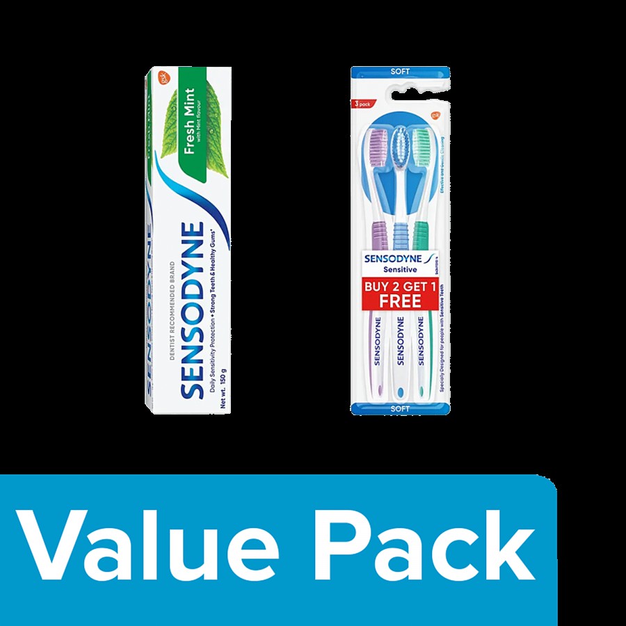 Sensodyne Toothpaste 150 g + Sensitive Toothbrush