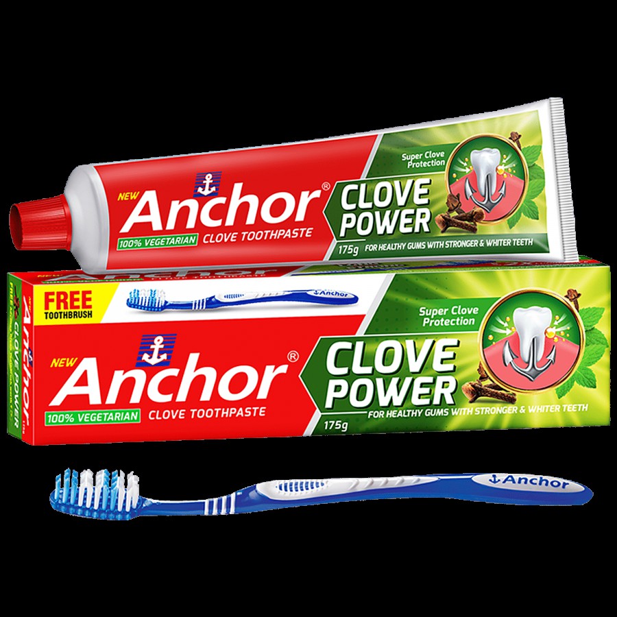 Anchor Clove Power Toothpaste - 100% Vegetarian