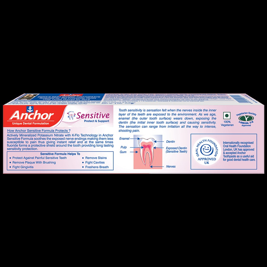 Anchor Sensitive Toothpaste - Protect & Support