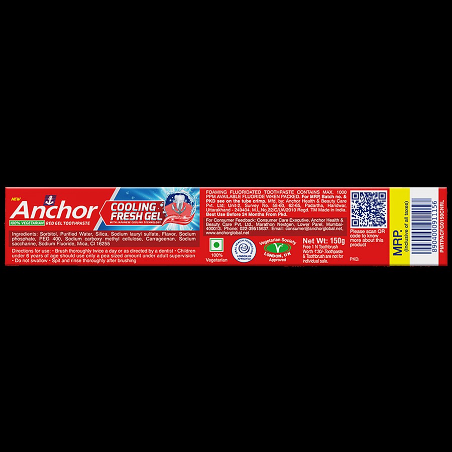 Anchor Toothpaste - Cooling Fresh Gel