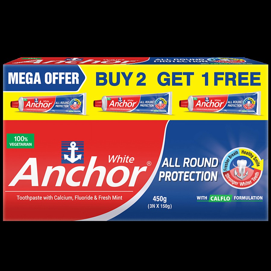 Anchor White Toothpaste