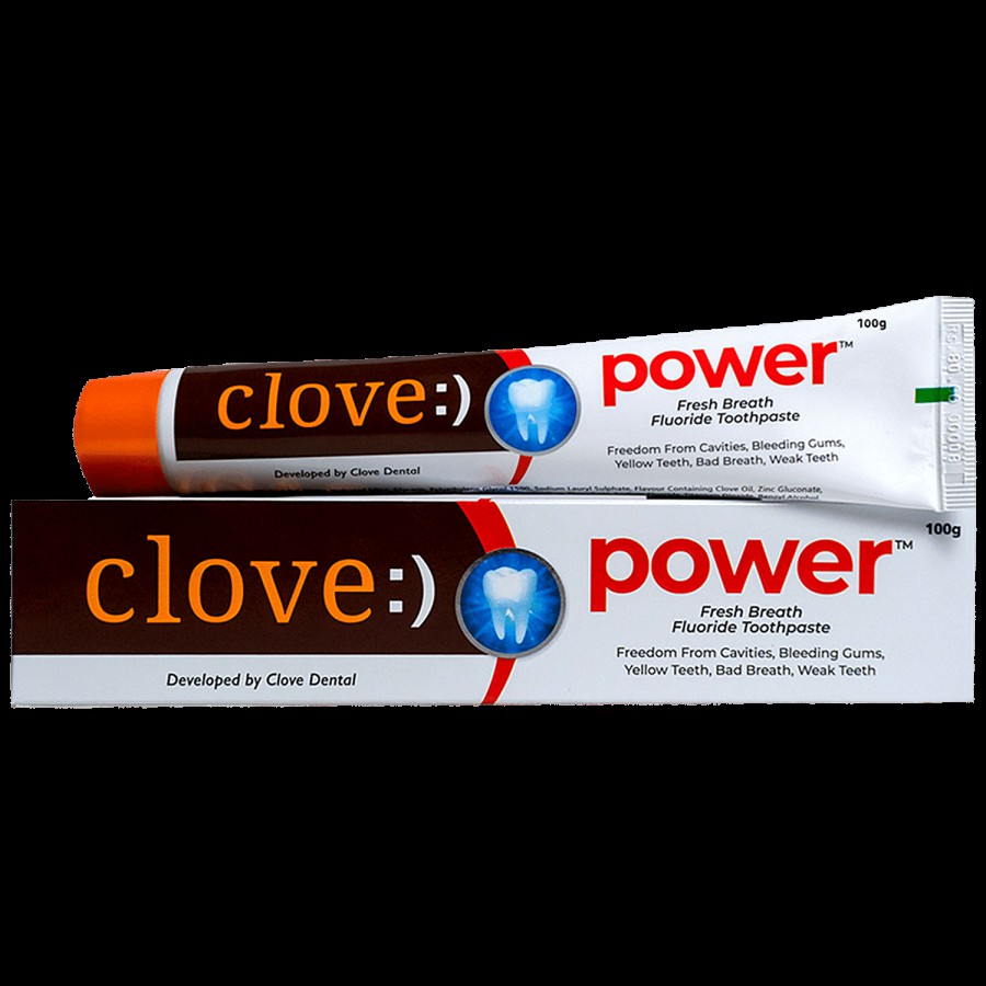 Clove Power - Fresh Breath Fluoride Toothpaste