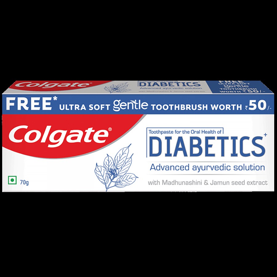 Colgate Toothpaste For The Oral Health Of Diabetics - Sugar Free Ayurvedic Solution