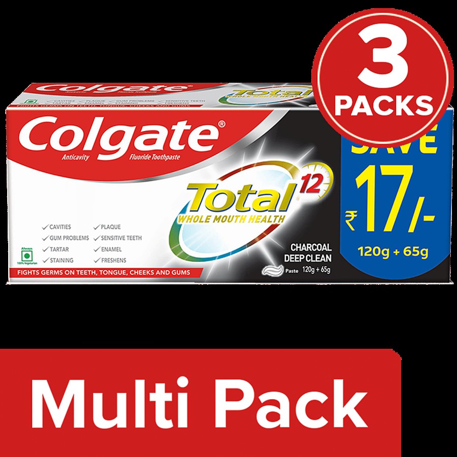 Colgate Total Charcoal Anticavity Toothpaste