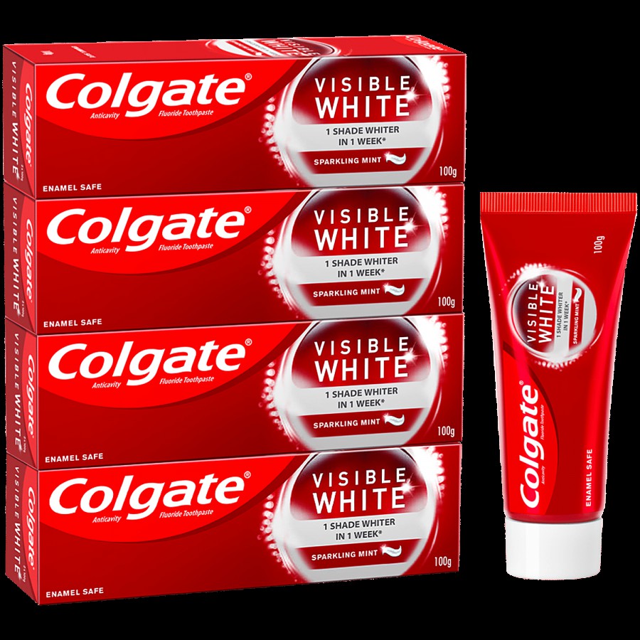 Colgate Visible White Toothpaste - Sparkling Mint