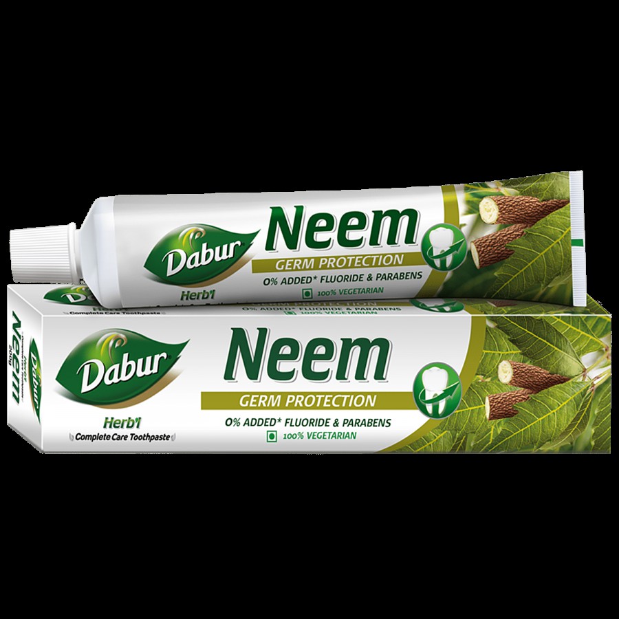 Dabur Herb'l Neem Toothpaste - Germ Protection