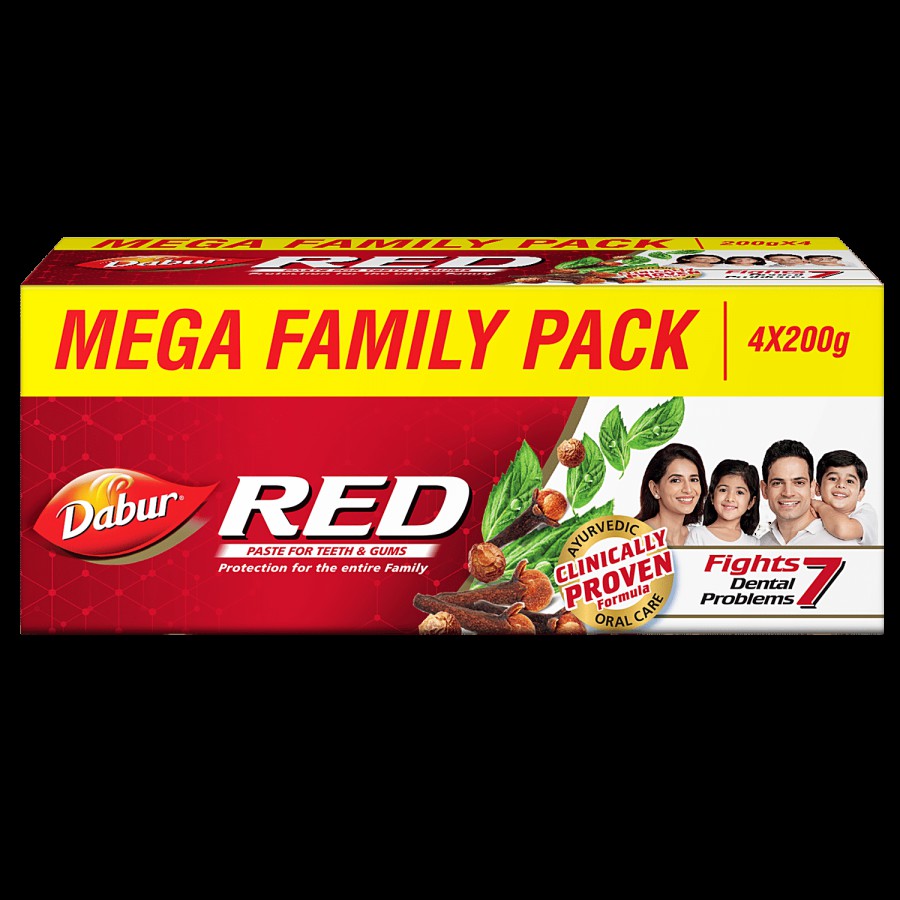 Dabur Red Red Ayurvedic Fluoride Free Toothpaste