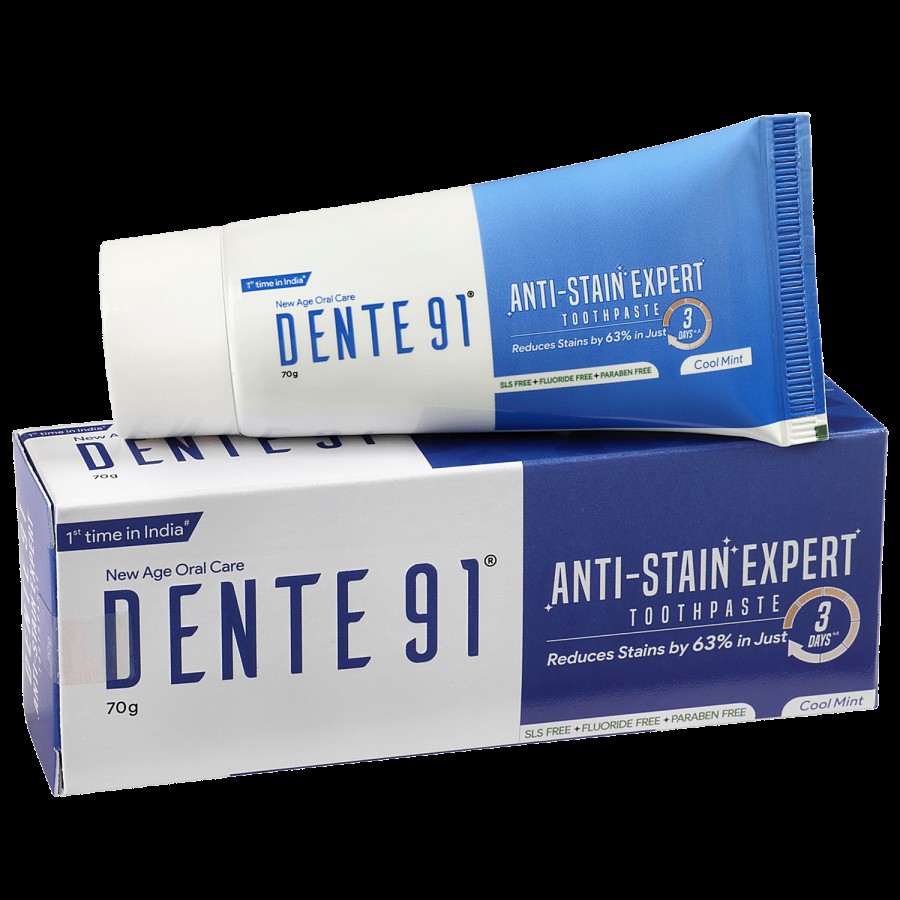 Dente91 Anti-Stain Expert Toothpaste - Cool Mint