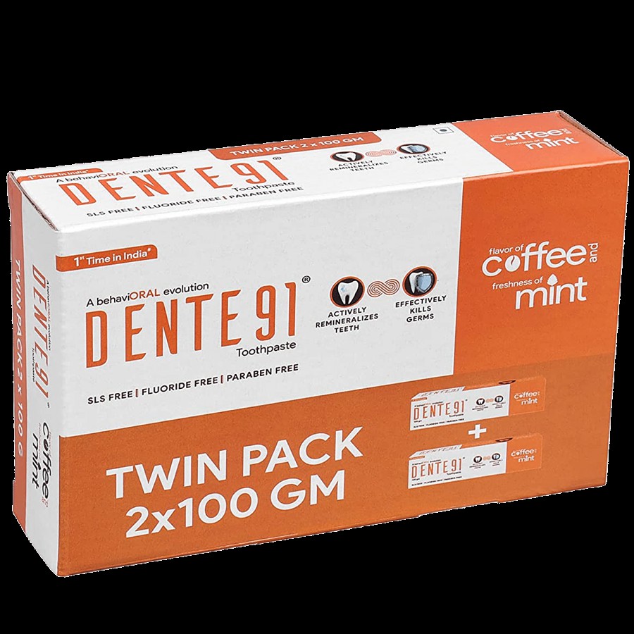 Dente91 Toothpaste - Coffee & Mint