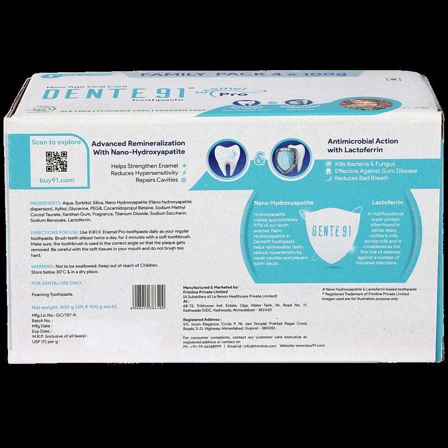 Dente91 Toothpaste - Cool Mint