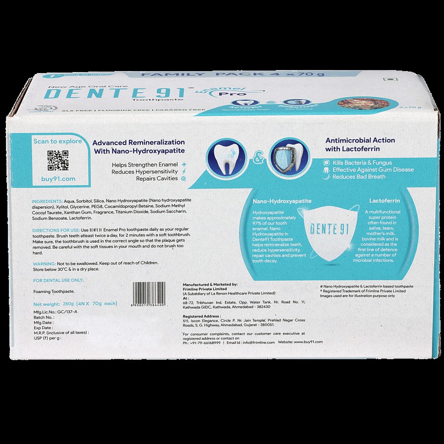 Dente91 Toothpaste - Cool Mint