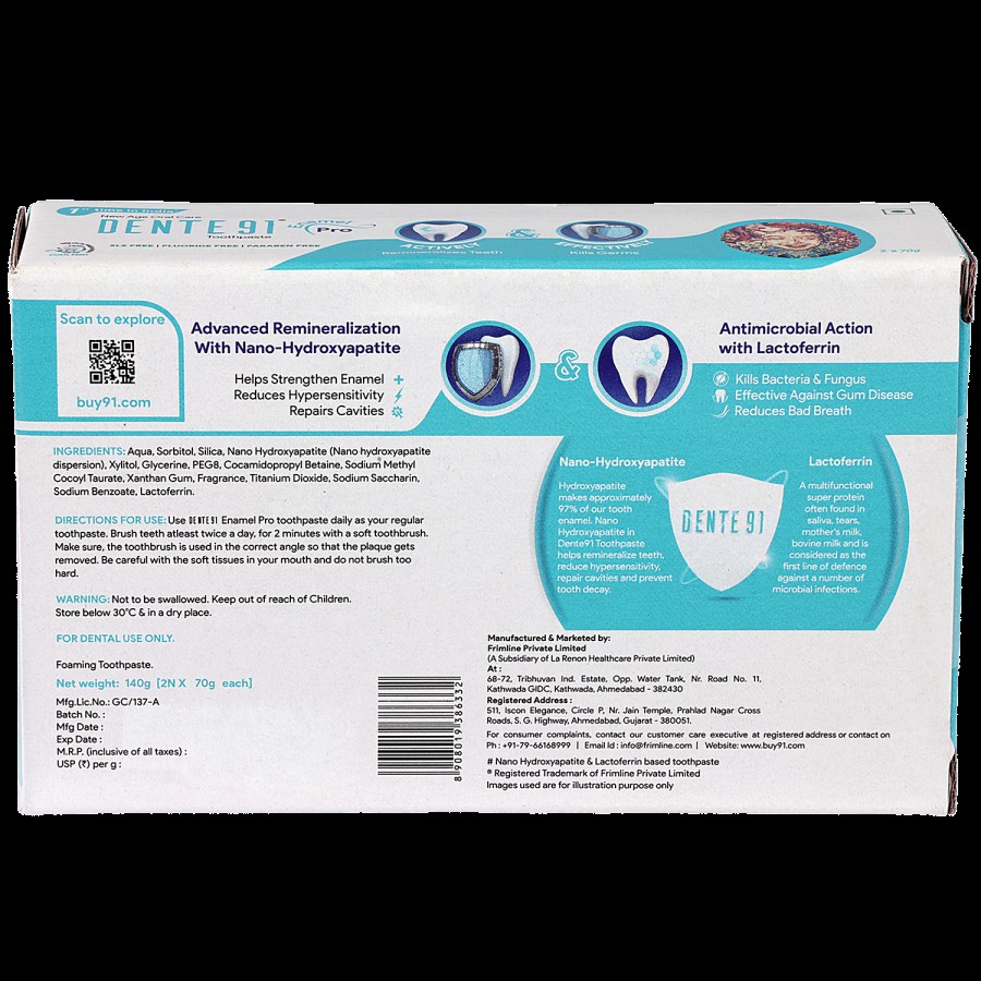 Dente91 Toothpaste - Cool Mint