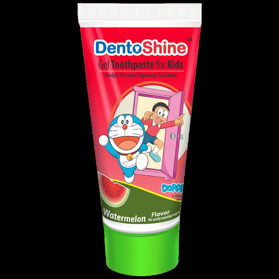 Dentoshine   Gel Toothpaste For Kids - Watermelon Flavour