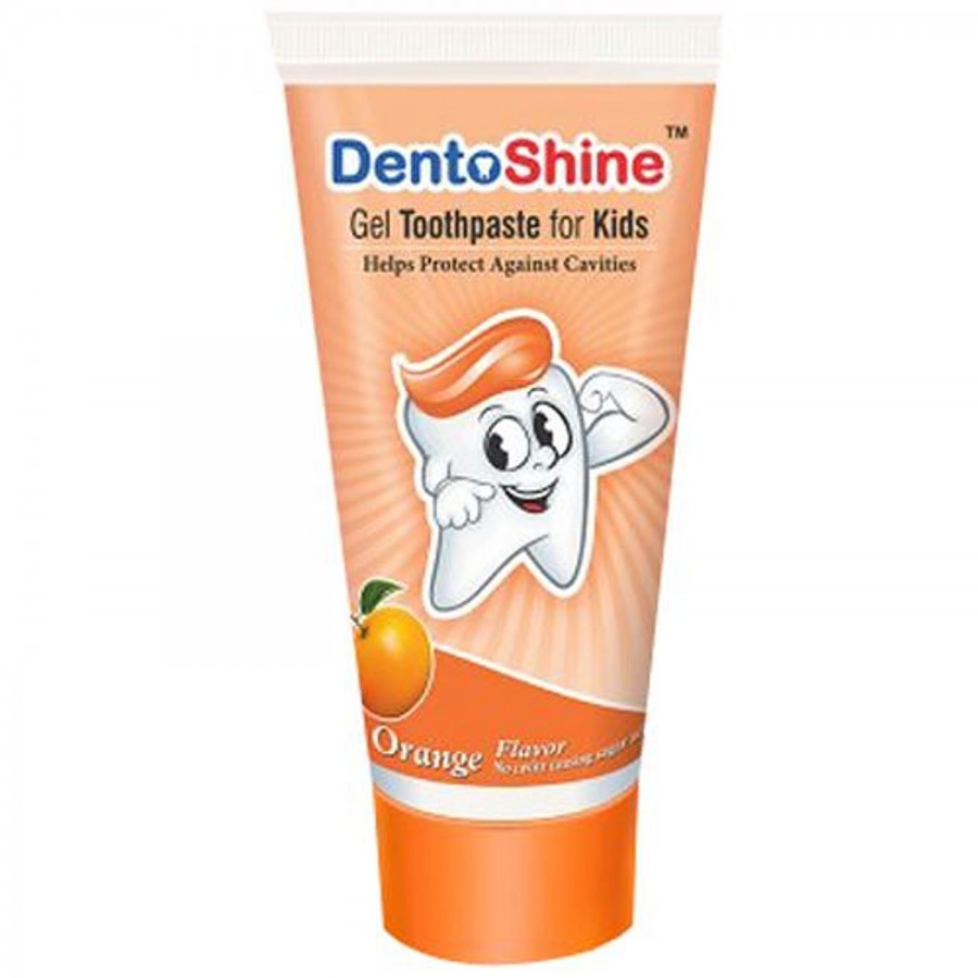 Dentoshine   Gel Toothpaste for Kids - Orange Flavour