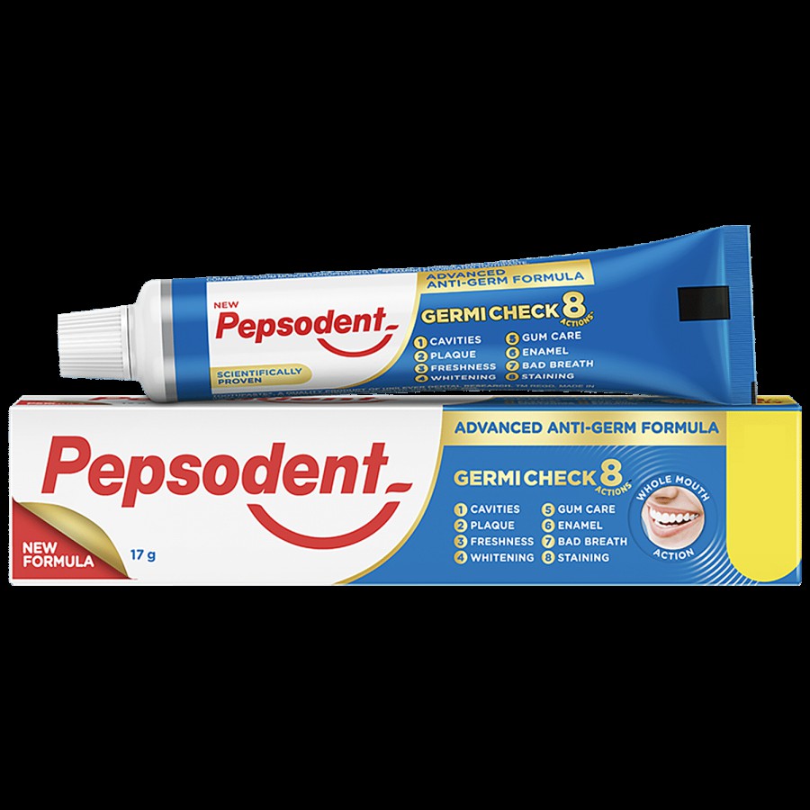 Pepsodent Germicheck+ 12h Germ Protection Toothpaste