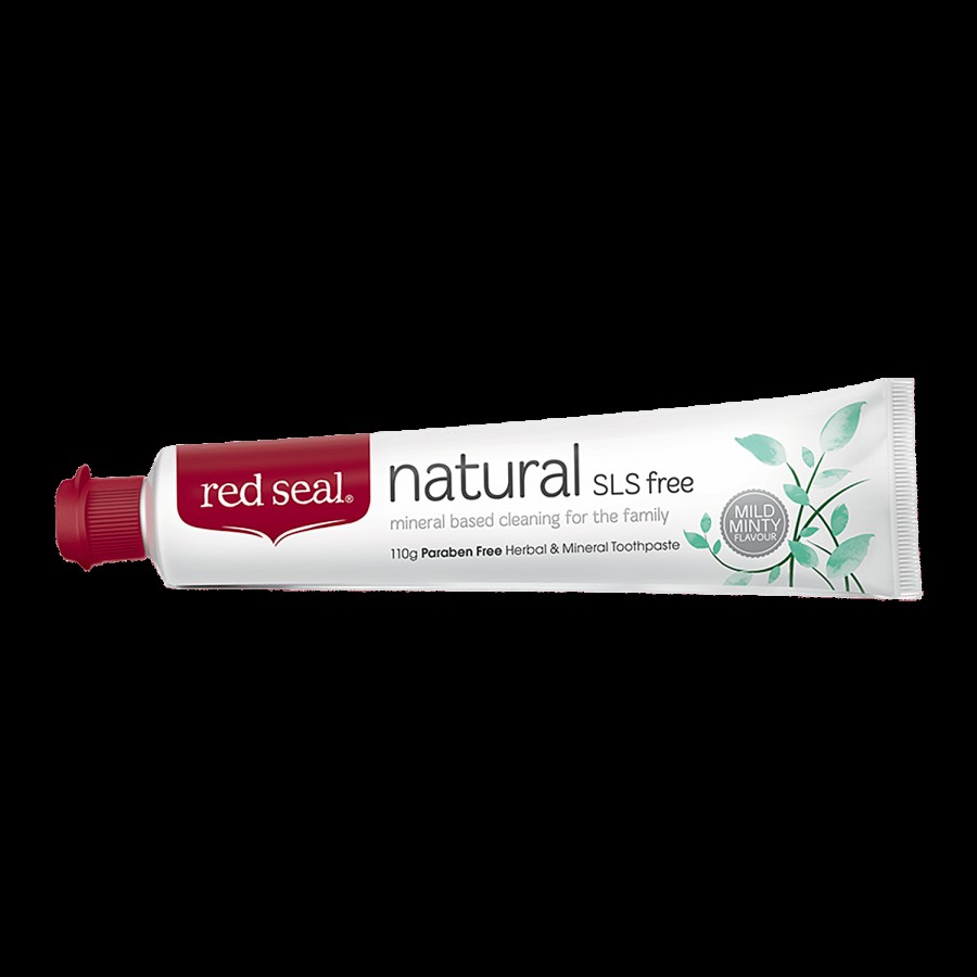 Red Seal Natural SLS Free Herbal & Mineral Toothpaste - Mild Minty Flavour