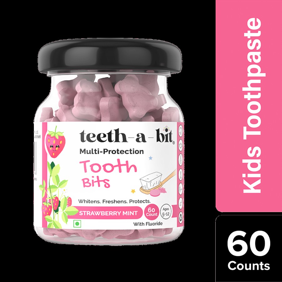 teeth-a-bit Kids Toothpaste - Multi-Protection Tooth Bits