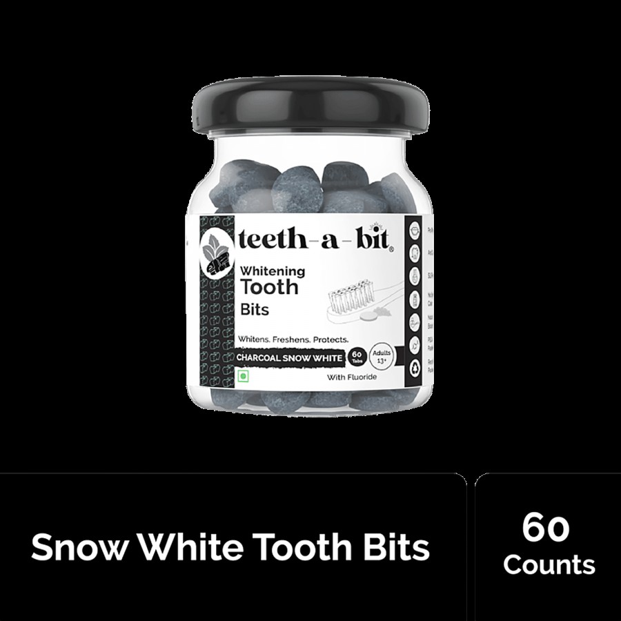 teeth-a-bit Whitening Bits - Charcoal Snow White