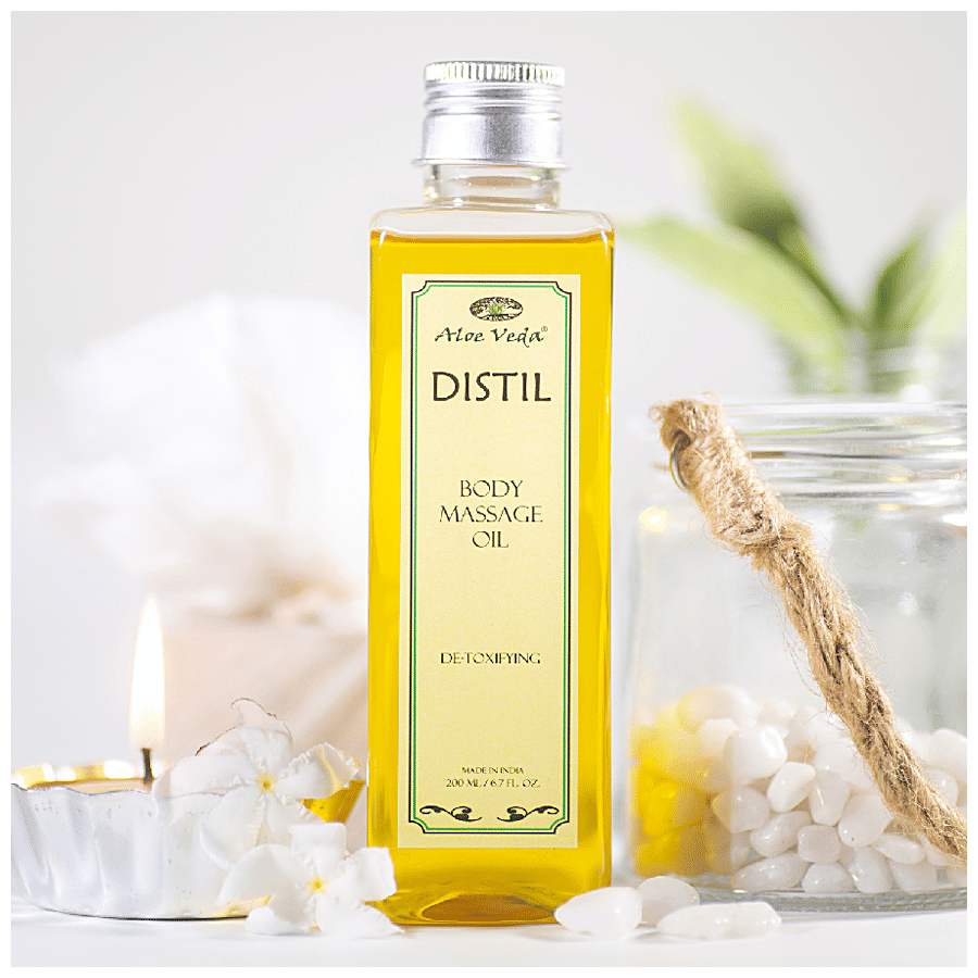 Aloe Veda Body Massage Oil - Detoxifying