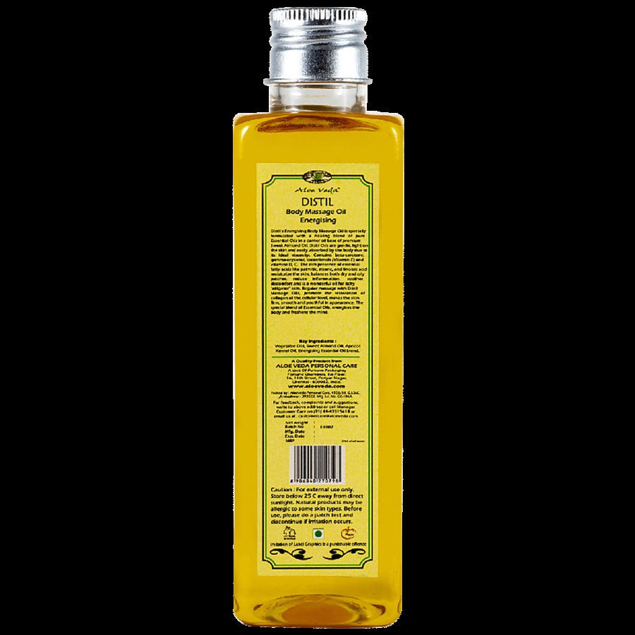 Aloe Veda Body Massage Oil - Energising