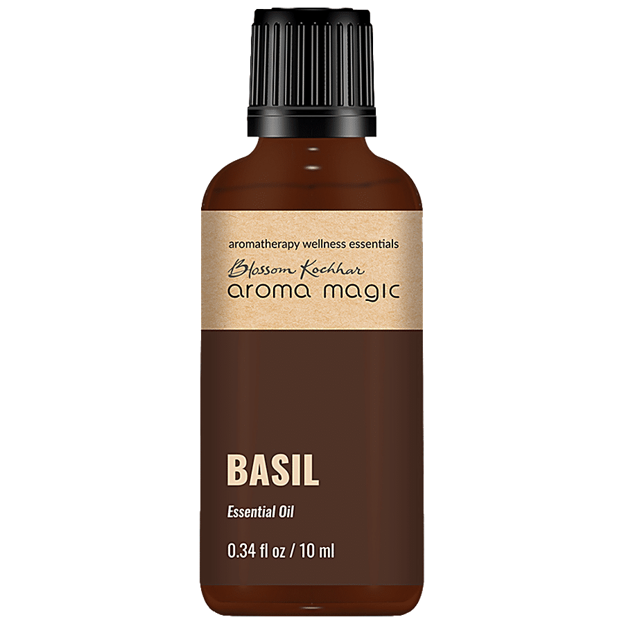 Aroma Magic  Basil Essential Oil - Reduces Migraines