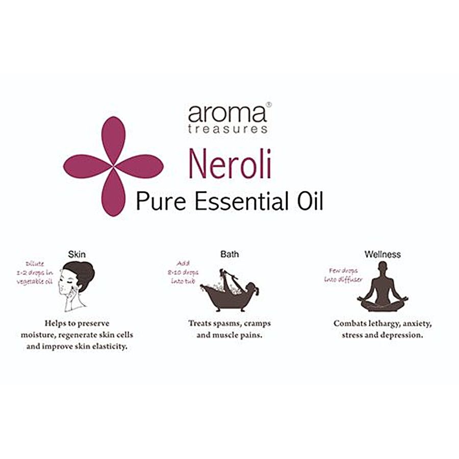 Aroma Treasures Neroli Essential Oil - 100% Pure & Natural