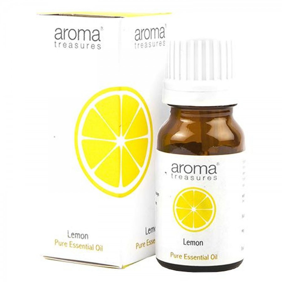 Aroma Treasures Lemon Essential Oil - 100% Pure & Natural