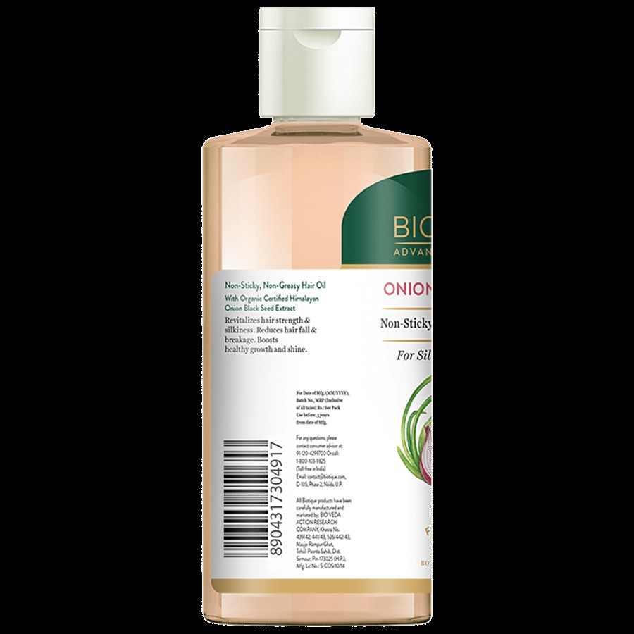 BIOTIQUE Onion Black Seed Hair Oil