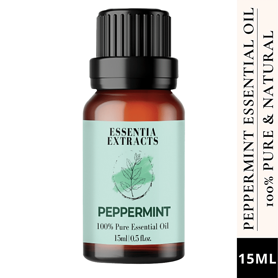 ESSENTIA EXTRACTS Peppermint Essential Oil - Exfoliates Skin