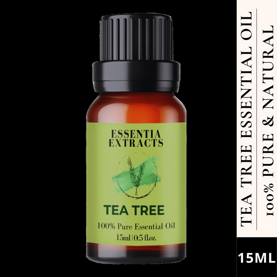 ESSENTIA EXTRACTS Tea Tree Essential Oil - Reduces Blemishes