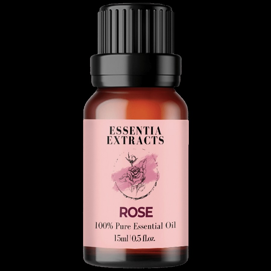 Essentia Extracts Rose Essential Oil - Eases Cramps