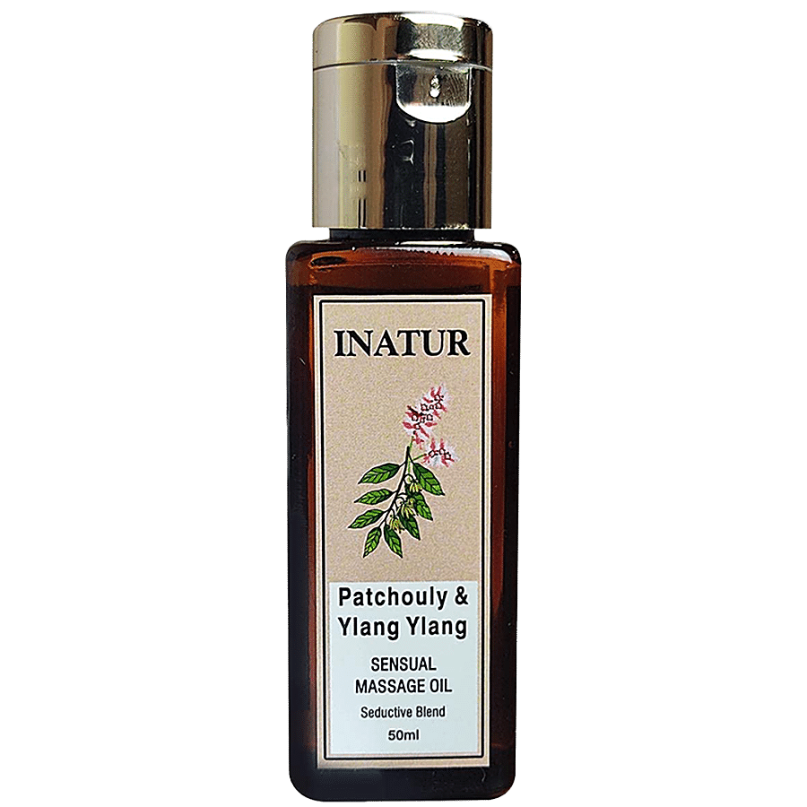 INATUR  Patchouly & Ylang Ylang Massage Oil - Aromatic