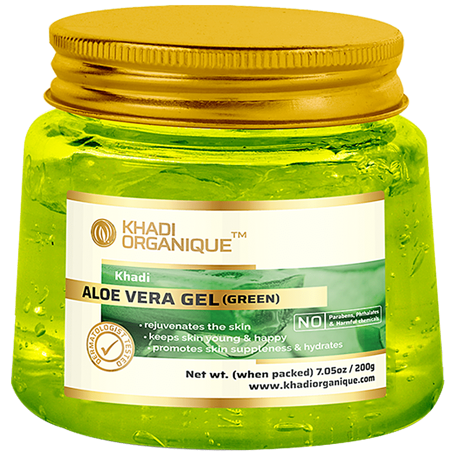 Khadi Organique Aloevera Gel - Green