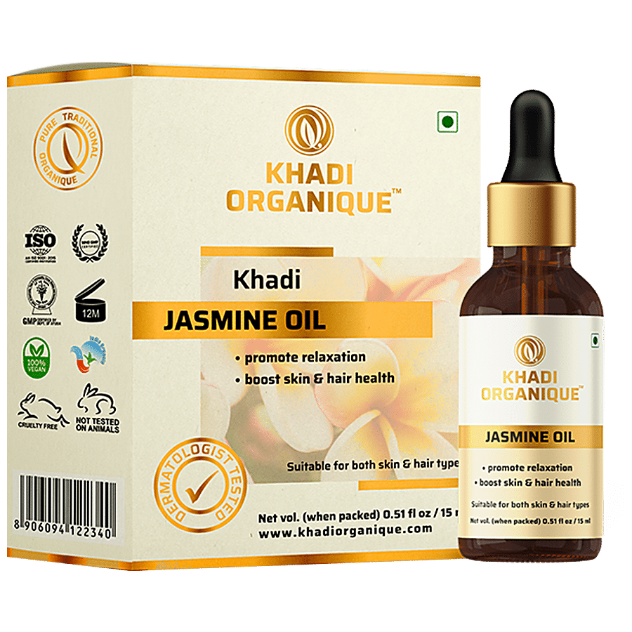 Khadi Organique Jasmine Essential Oil - Promote Relaxation