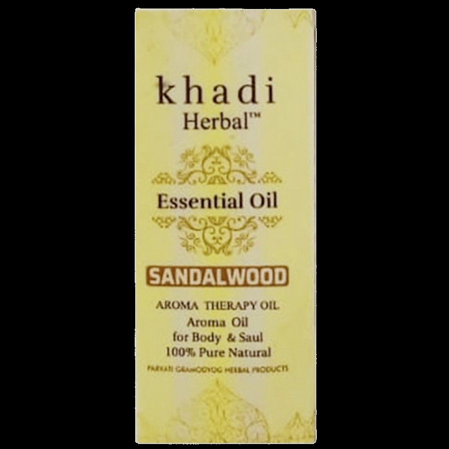 Khadi Herbal Sandalwood Essential Oil - Prevents Infection