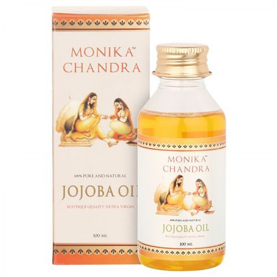 Monika Chandra Pure Extra Virgin Golden Jojoba Oil - Boutique Quality