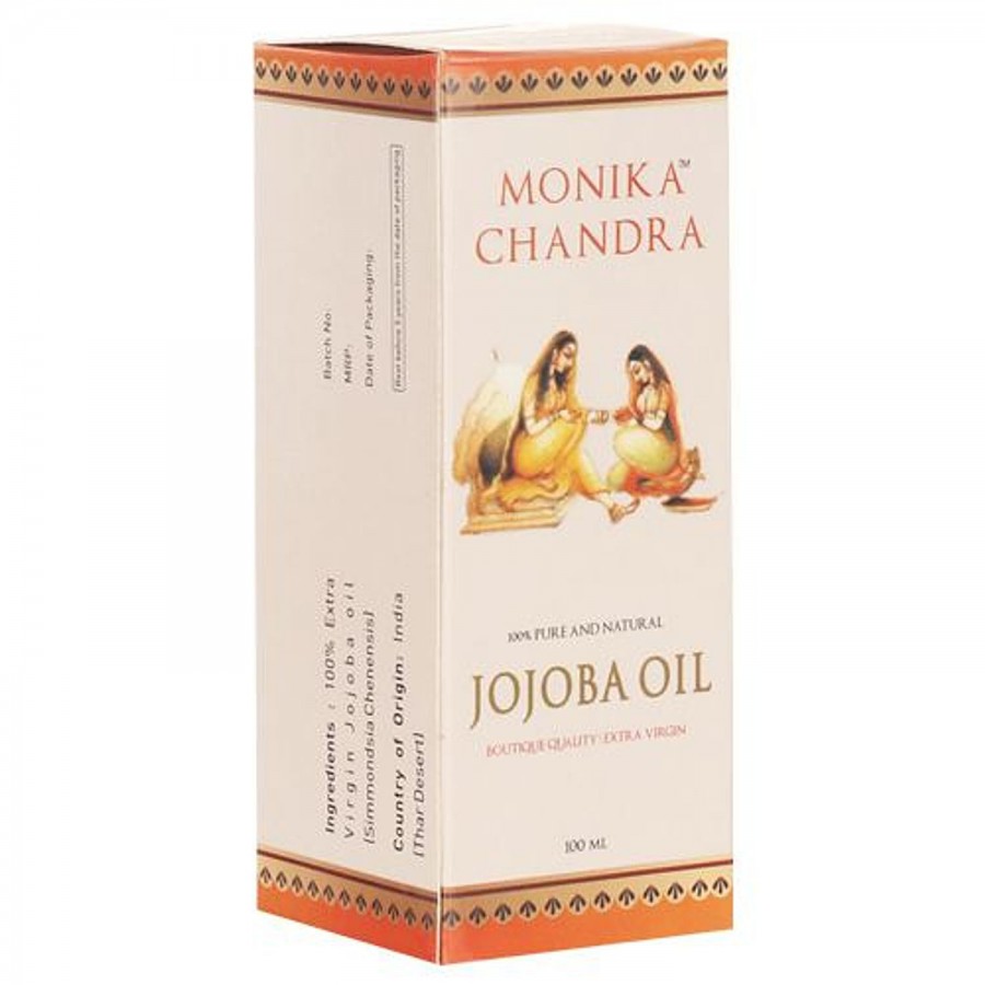 Monika Chandra Pure Extra Virgin Golden Jojoba Oil - Boutique Quality