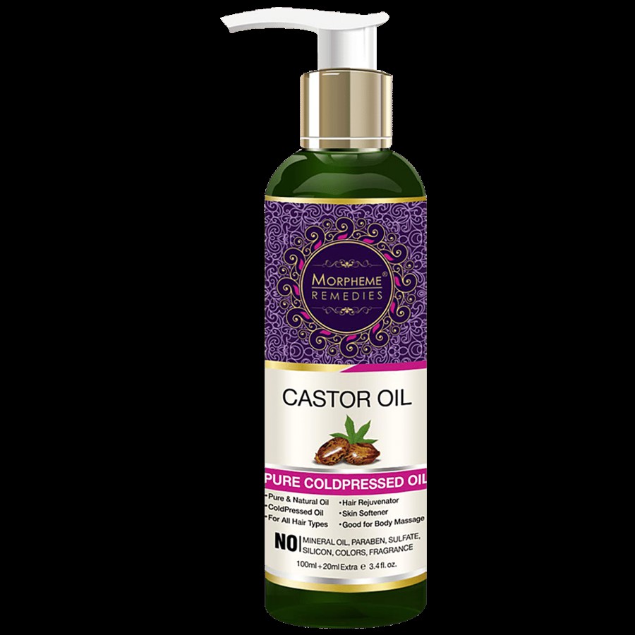 Morpheme Remedies Castor Carrier Oil - Pure Coldpressed Oil