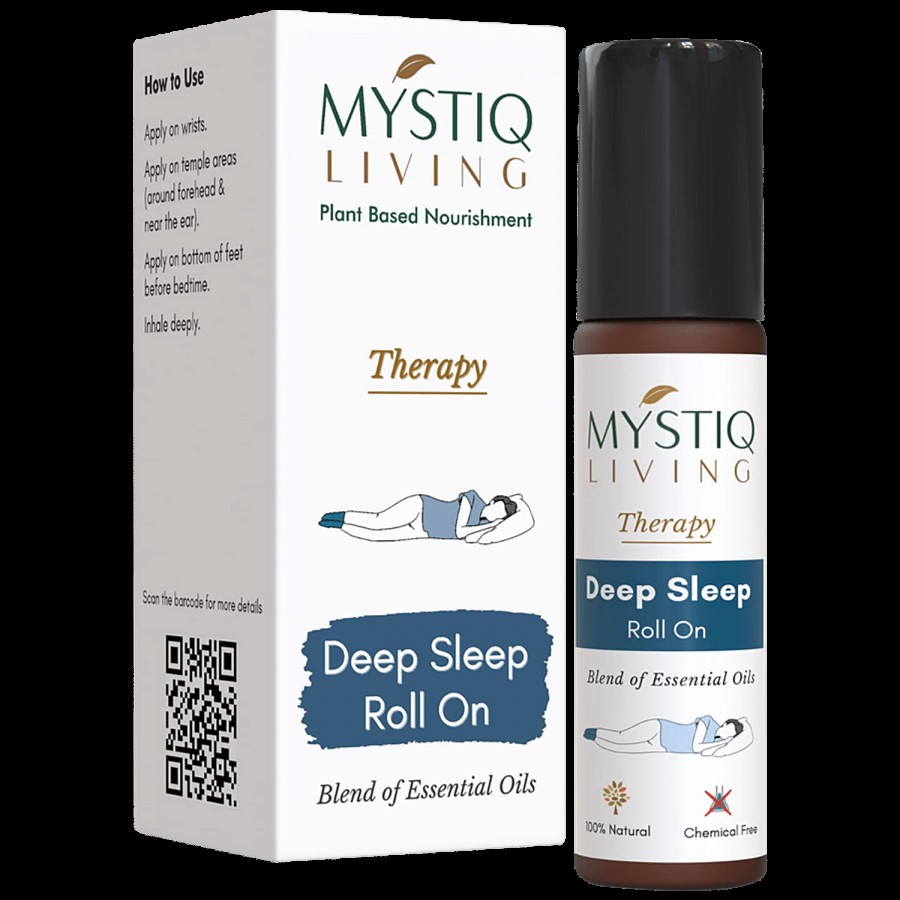 Mystiq Living Therapy Deep Sleep Roll-On - Natural