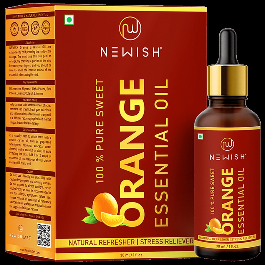 Newish Orange Essential Oil - For Face