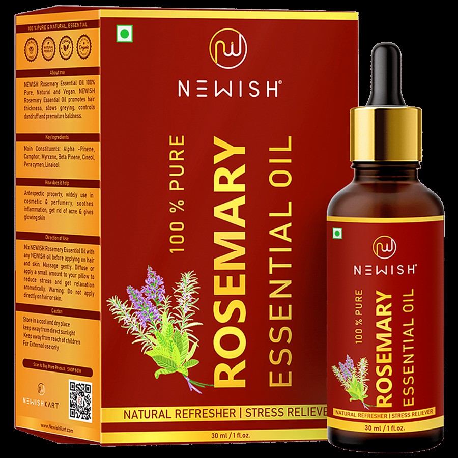 Newish Rosemary Essential Oil - For Hair Growth