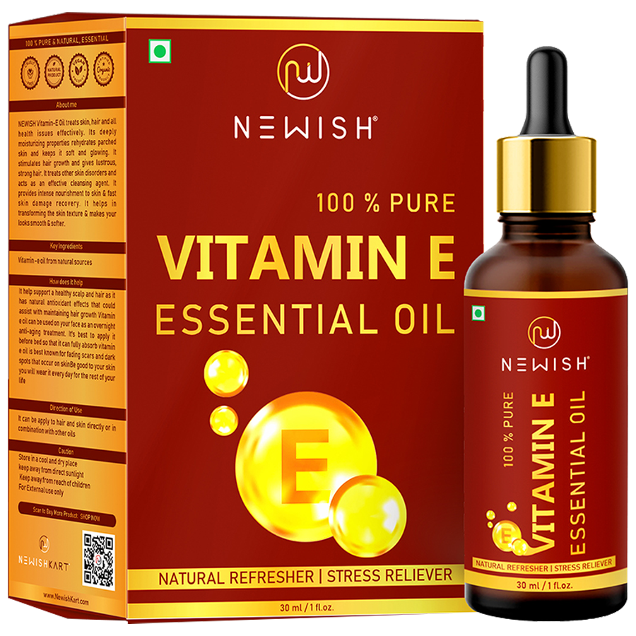 Newish Vitamin E Oil - For Hair Growth