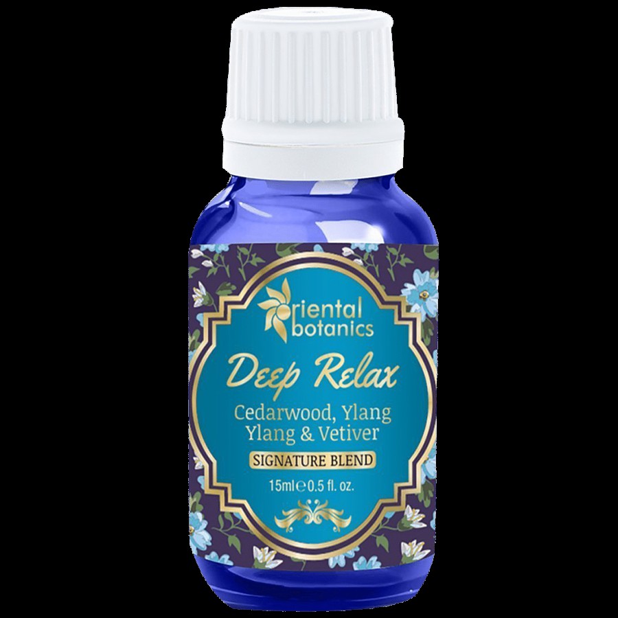 Oriental Botanics Deep Relax Aromatherapy Diffuser Oil - Cedarwood