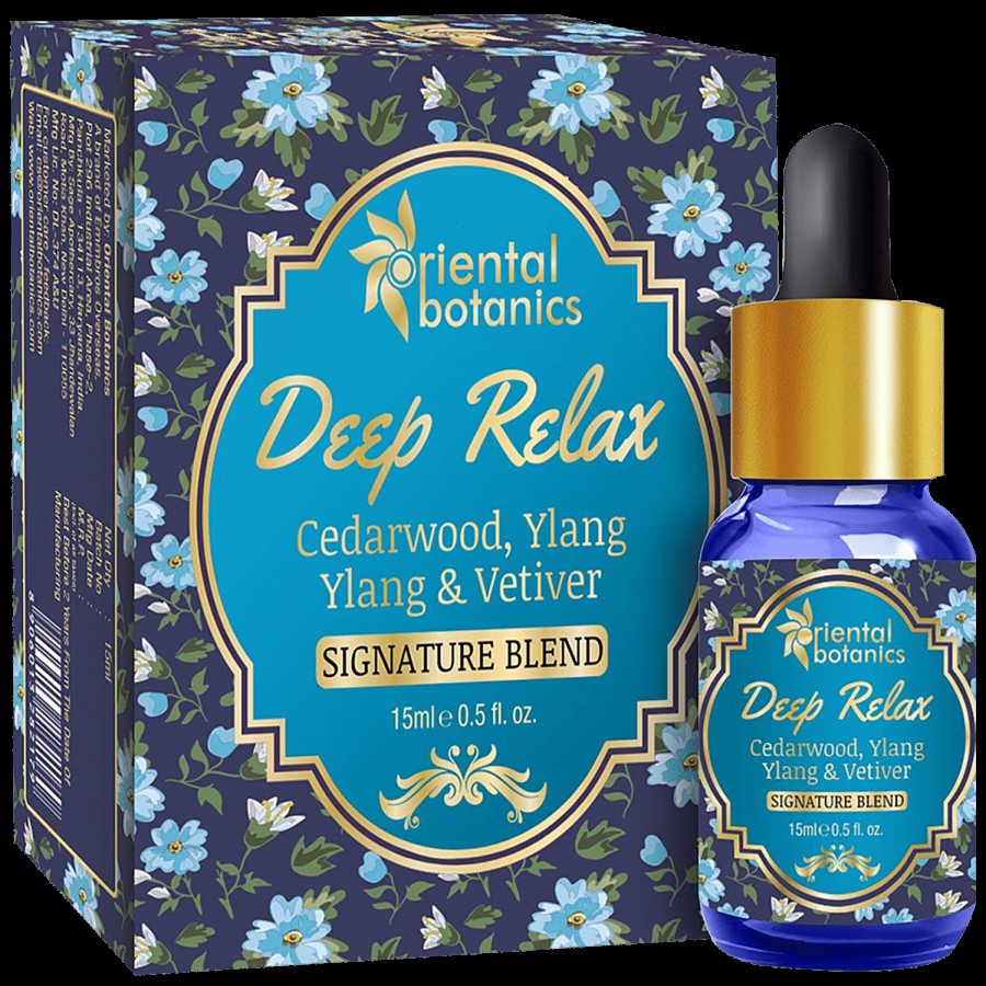 Oriental Botanics Deep Relax Aromatherapy Diffuser Oil - Cedarwood